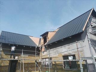 Výstavba střechy Běchovice